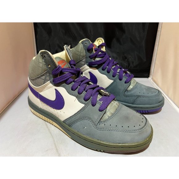 Court Force High Premium Purple Grey - 314429 151 Men's size 7 **LIKE NEW** - Picture 5 of 9